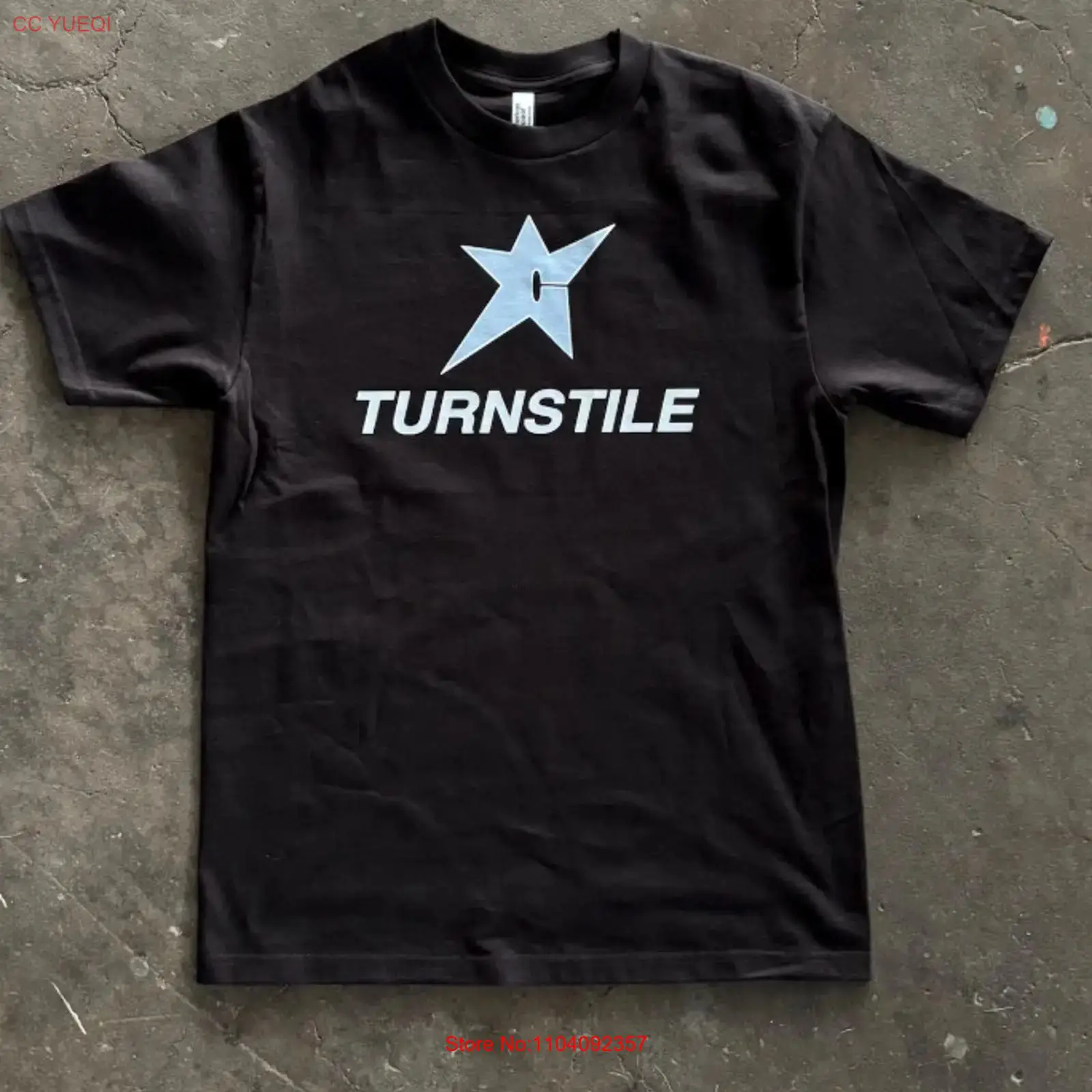Vintage Fashion Logos - Turnstile Star Logo T-shirt unisex heren