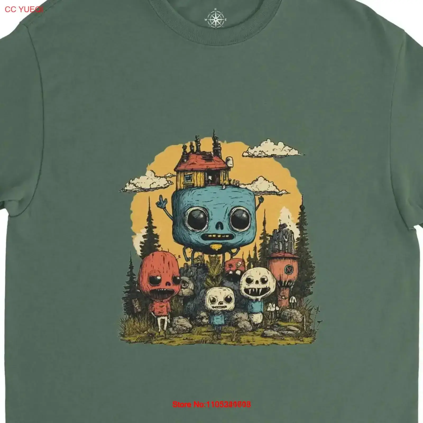 Quirky Vintage Fashion - Eigenzinnige Dorp Mensen T-shirt Heren Papa's