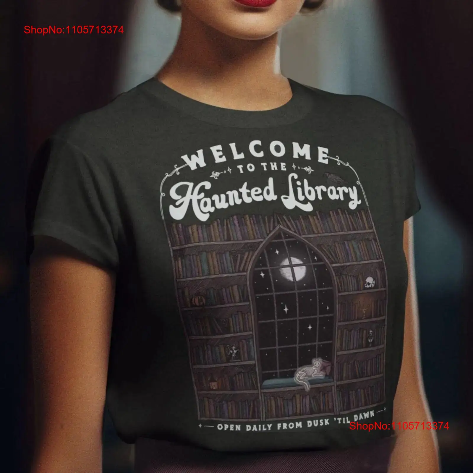 Vintage Fashion Library - Welkom bij de Haunted Library Bookish
