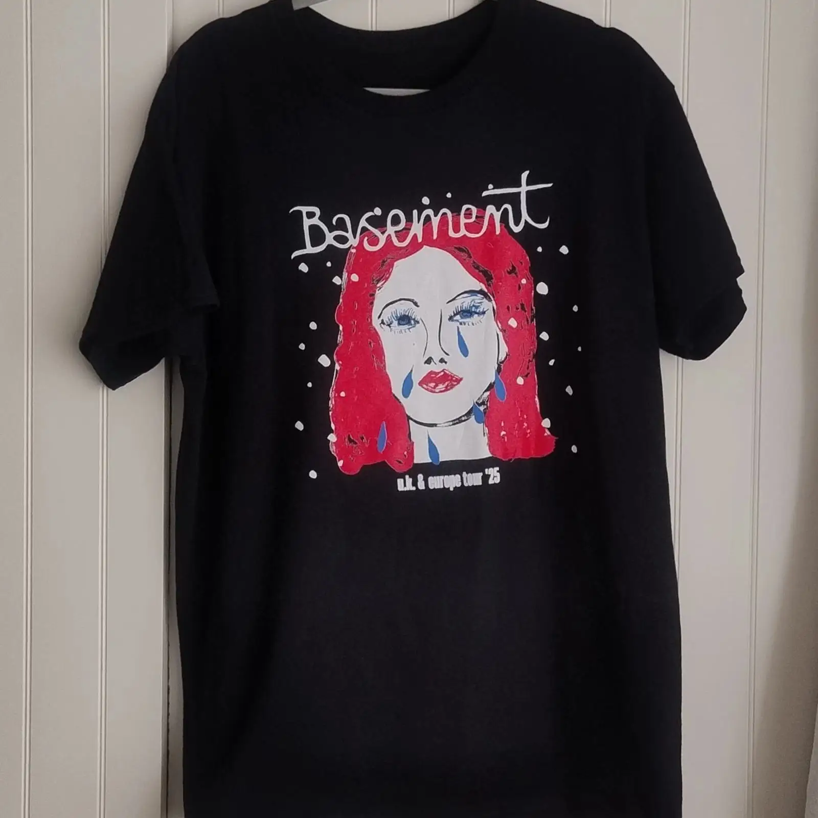 Vintage Fashion Uk - Basement UK Europe Tour T-shirt vintage