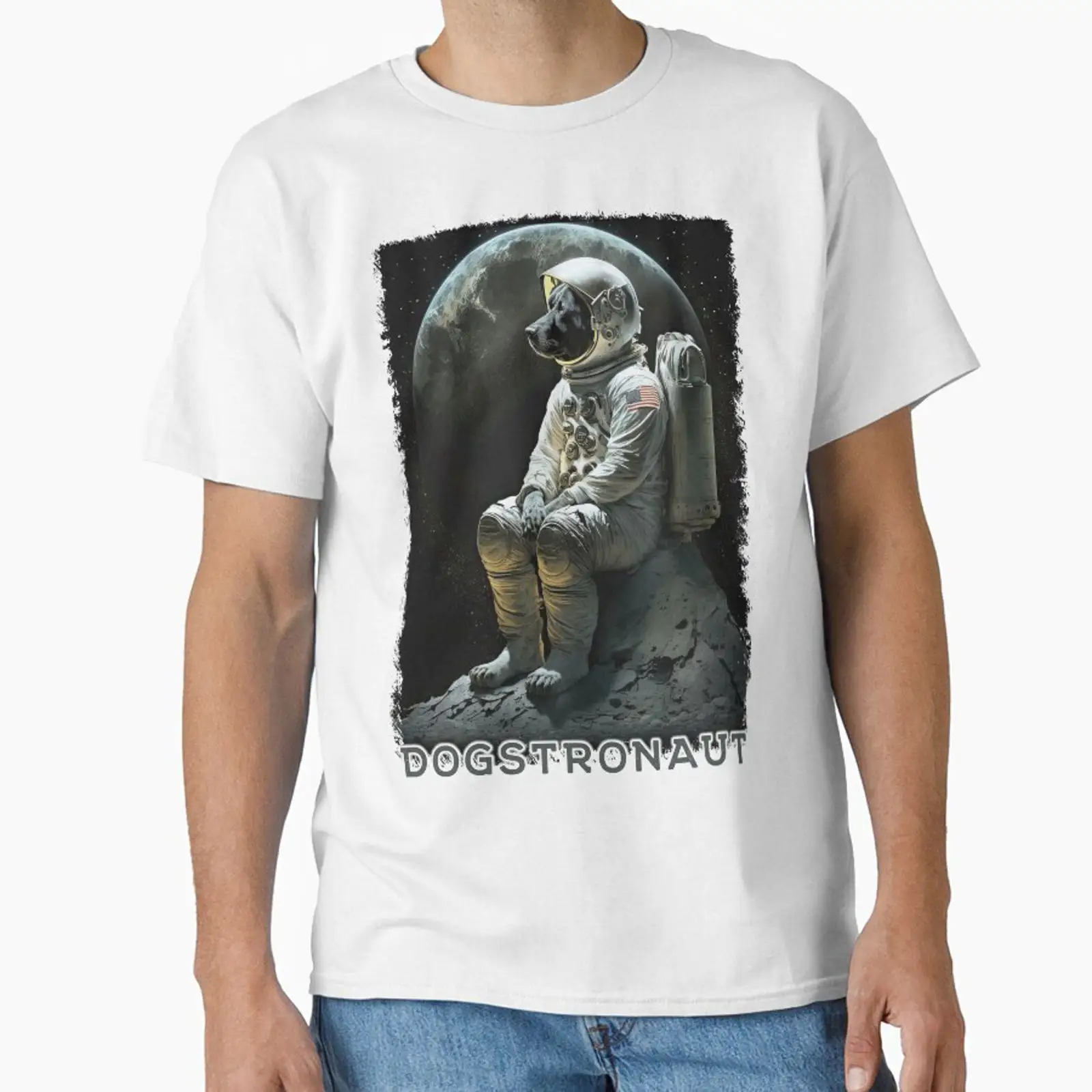 Quirky Vintage Fashion - Dogstronaut Cool, eigenzinnig en schattig hond-astronautontwerp