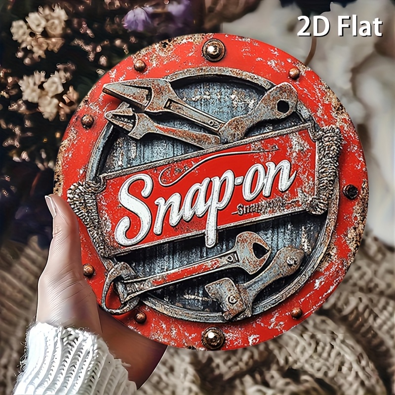 Vintage Fashion Plates - 2D Plat 1pc Vintage Metalen Bord