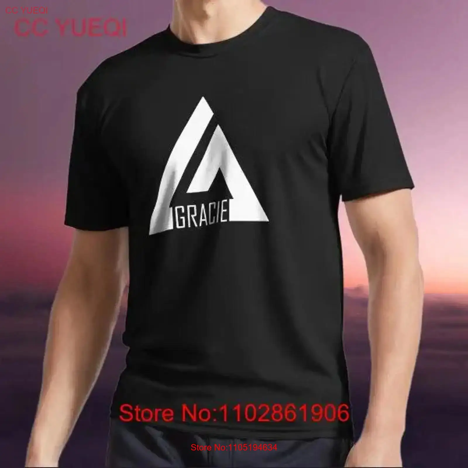 Vintage Fashion Logos - Nieuw T-shirt BJJ Gracie Actief Logo