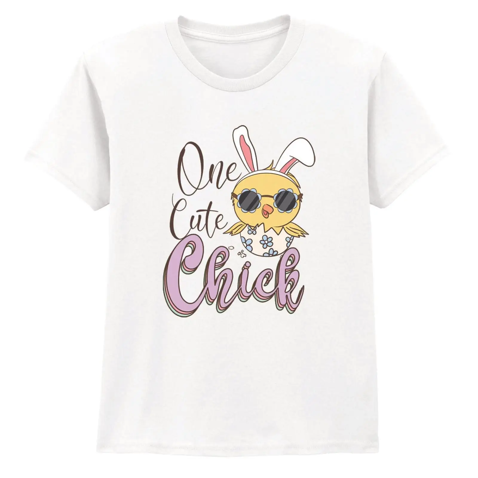 Vintage Ken Fashion - Een schattig kuiken dames T-shirt schattige
