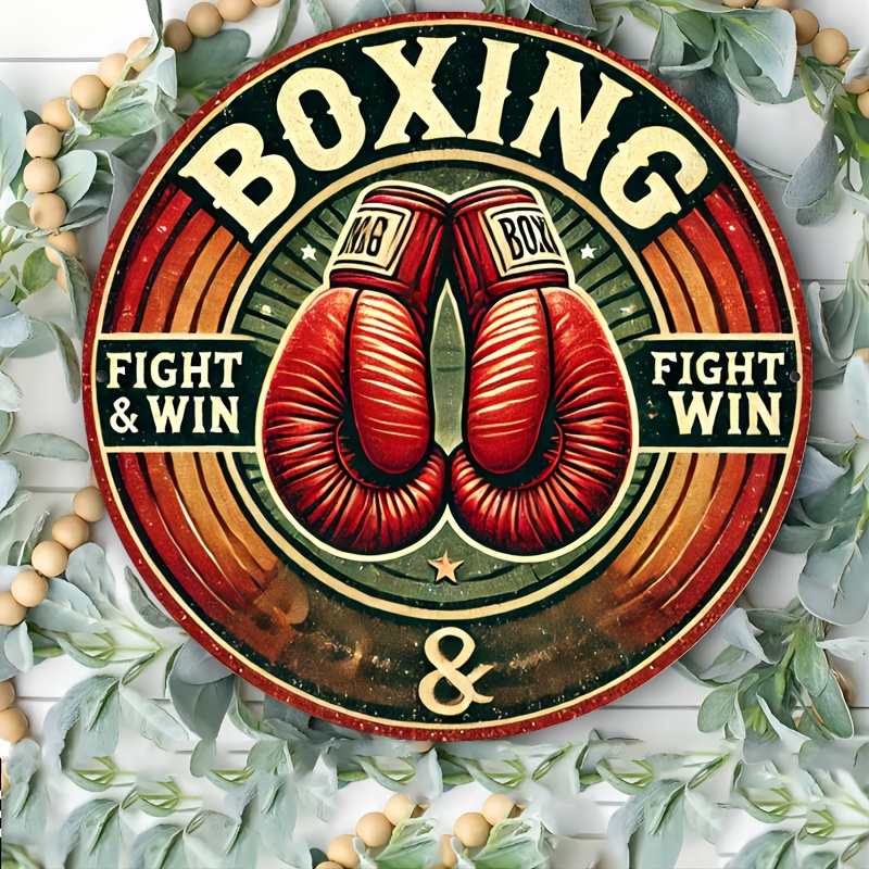 Vintage Fashion Plates - Room Decor 1pc Retro Boxing Gym