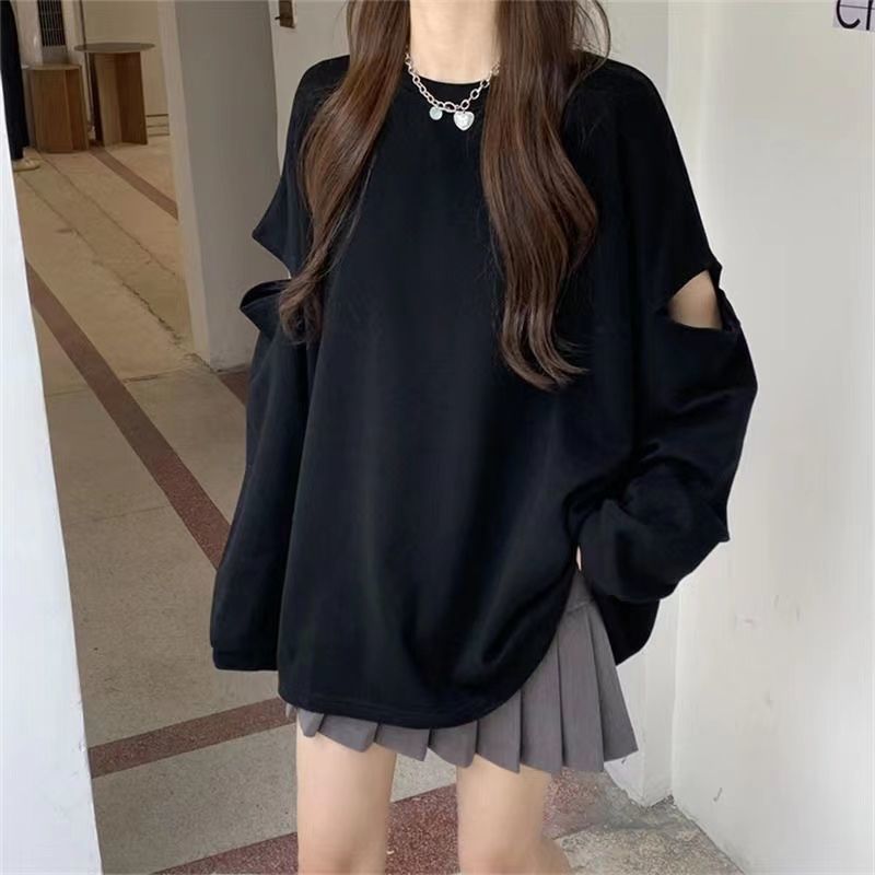 Vintage Fashion Uk - Vrouwen Kleding Gat Hol Losse Trend