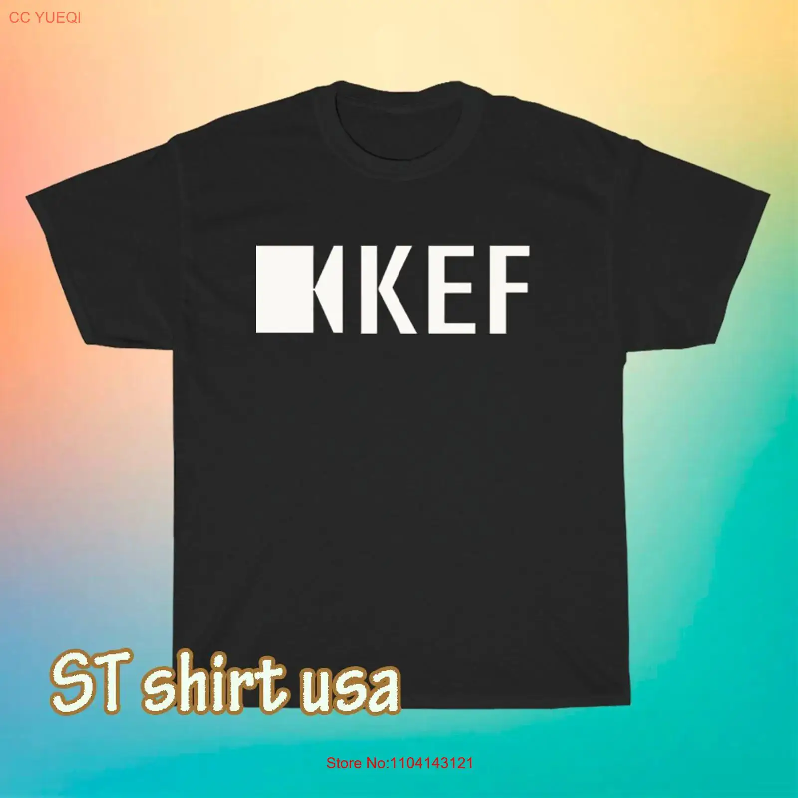 Vintage Fashion Logos - Nieuw KEF Subwoofer Speaker Logo T-shirt