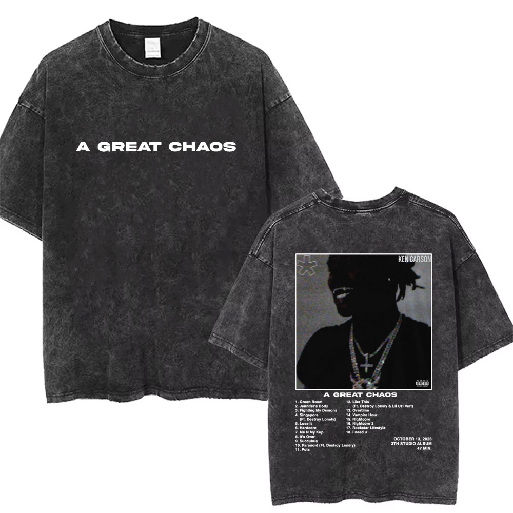 Vintage Ken Fashion - Gewassen Vintage Rapper Ken Carson Een
