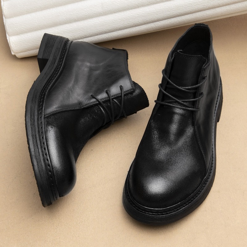 Vintage Fashion Mens - Vintage heren lederen laarzen luxe handgemaakte