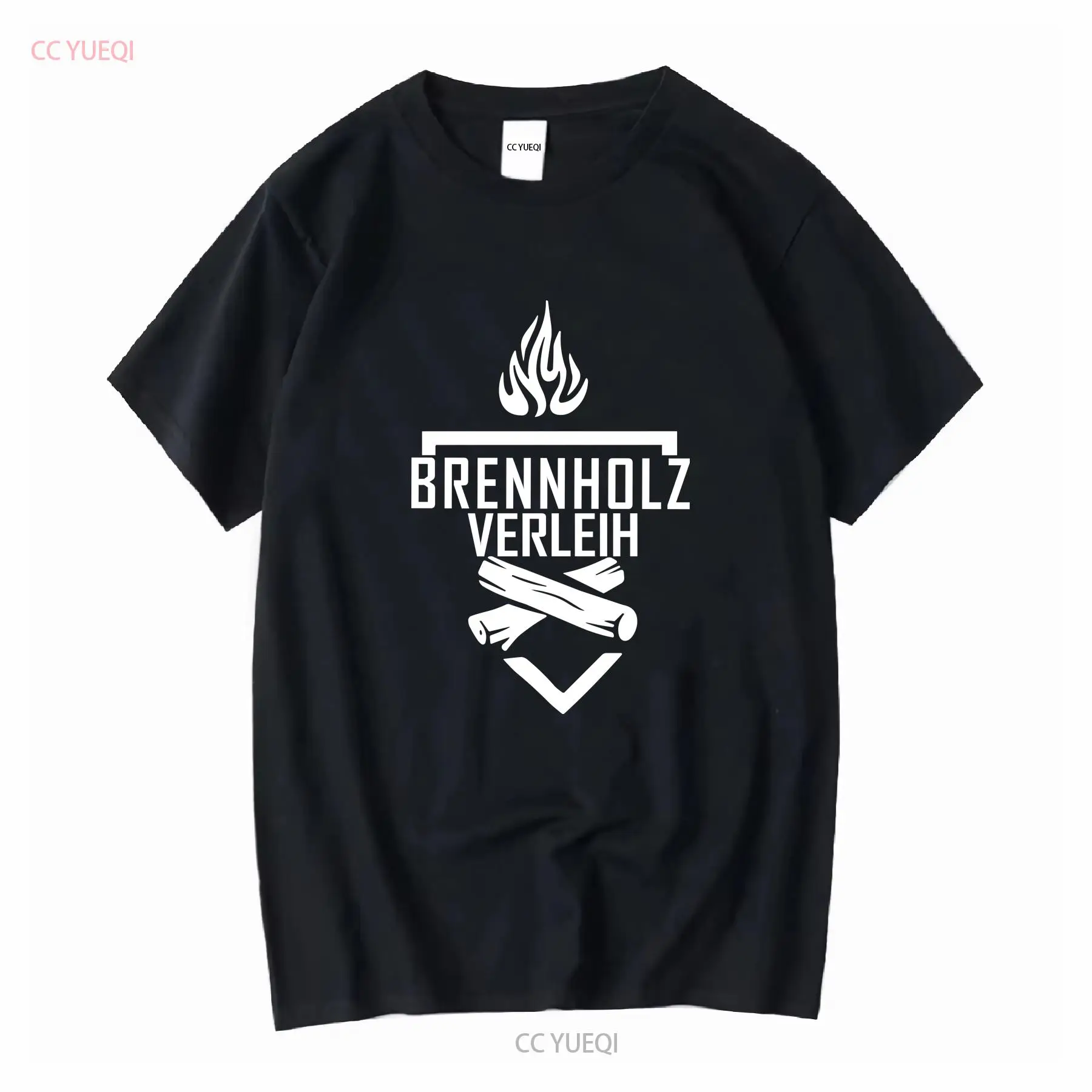 Vintage Fashion Rental - FIREWOOD RENTAL T-shirt met uitspraken grappig