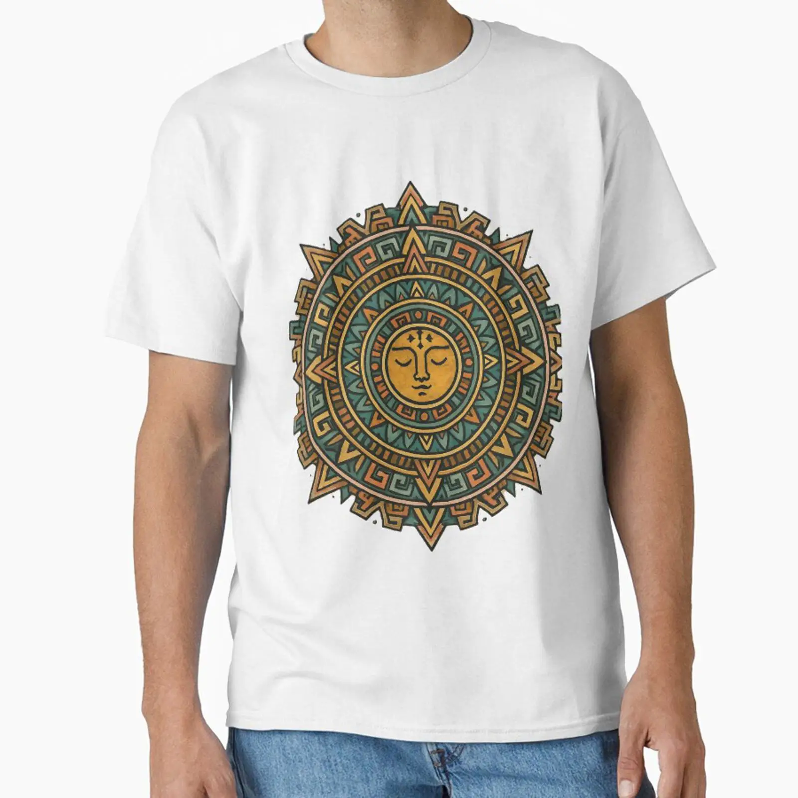 Vintage Fashion Uk - Aztec Sun Mandala ontworpen en verkocht