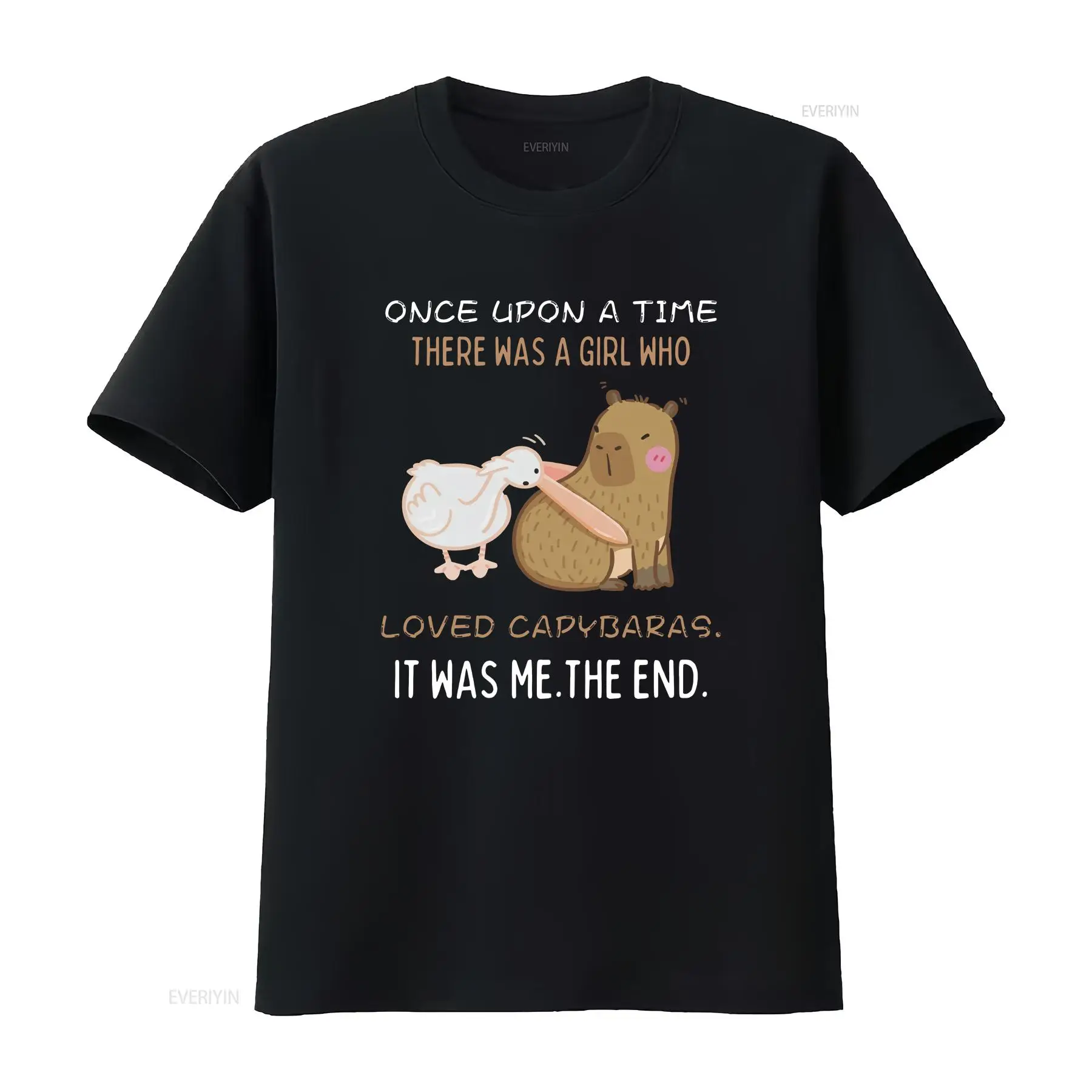 Quirky Vintage Fashion - Capybara minnaar Dames shirt grappig t-shirt