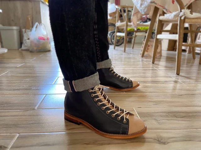 Vintage Fashion Mens - Hooggereedschapslaarzen Goodyear-Welted Vintage herenlaarzen Retro herenschoenen